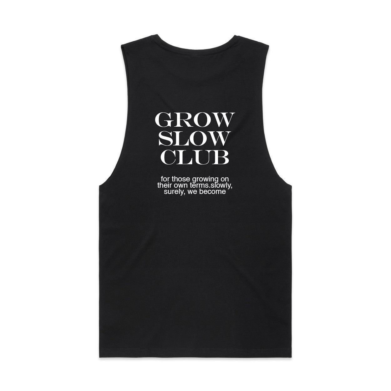 Bespoke Organic Tank in Black SML