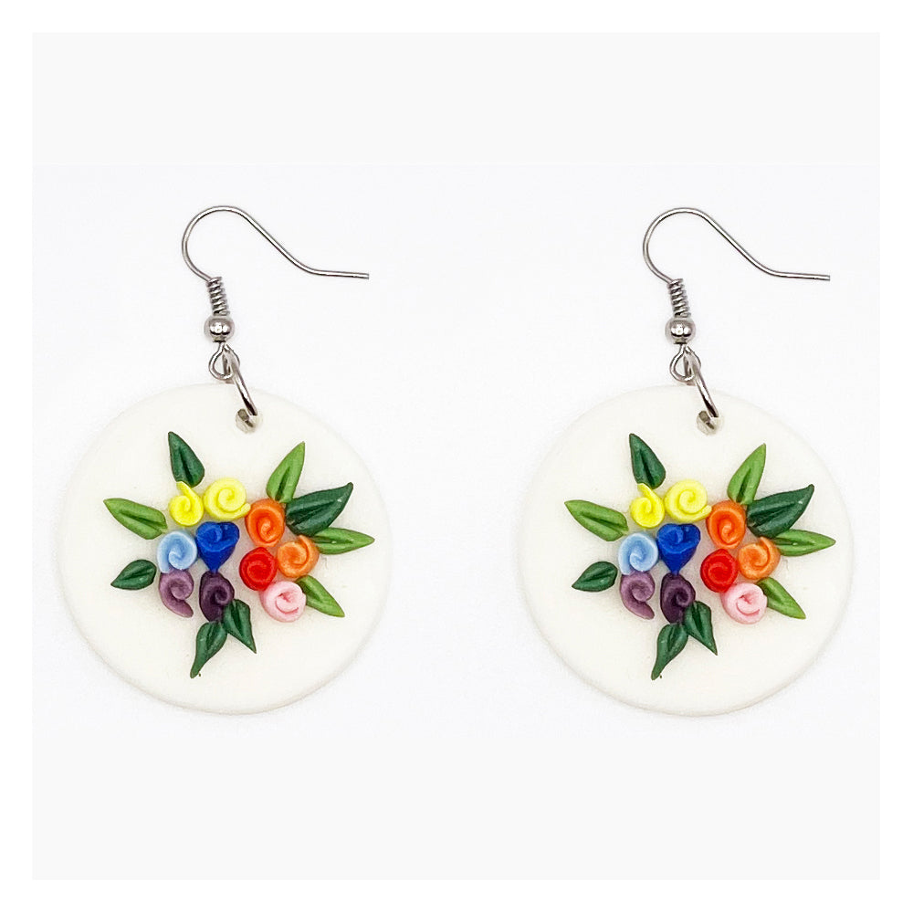 Lucia Flowery Pride Earrings