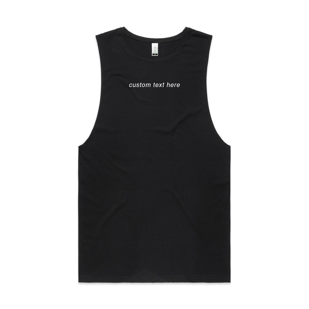 Bespoke Organic Tank in Black SML