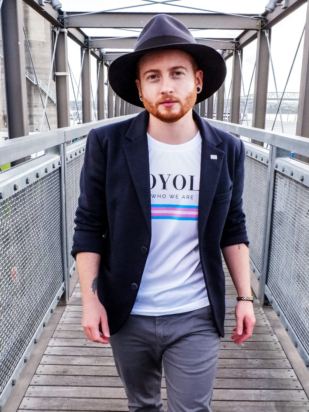 Transgender Stripes T-shirt